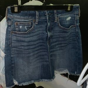 American eagle jean skirt